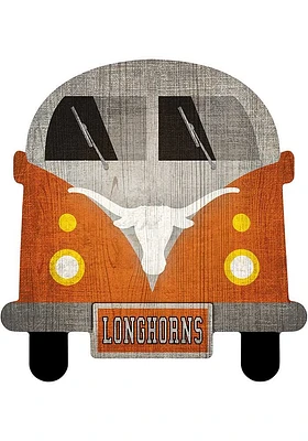 Texas Longhorns Team Bus Sign - Burnt Orange