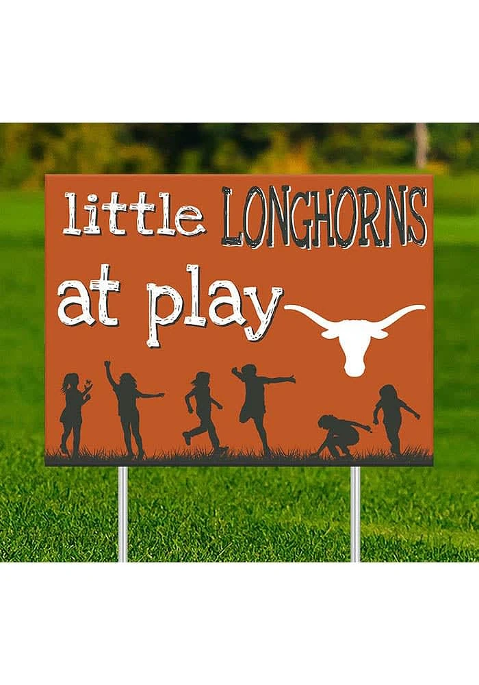 Texas Longhorns Little Fans at Play Yard Sign - Burnt Orange