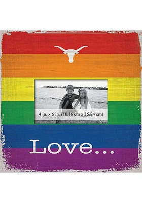 Texas Longhorns Love Pride Picture Frame - Burnt Orange