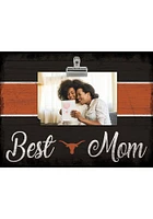 Texas Longhorns Best Mom Clip Picture Frame - Burnt Orange