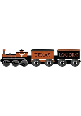 Texas Longhorns Train Cutout Sign - Burnt Orange