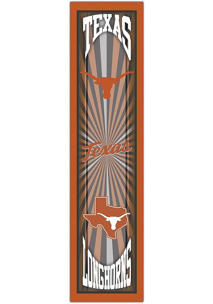 Texas Longhorns Throwback Sign - Burnt Orange