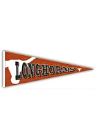 Texas Longhorns Wood Pennant Sign - Burnt Orange