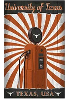 Texas Longhorns Retro Pump Location Sign - Burnt Orange