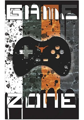 Texas Longhorns Grunge Game Zone Sign - Burnt Orange