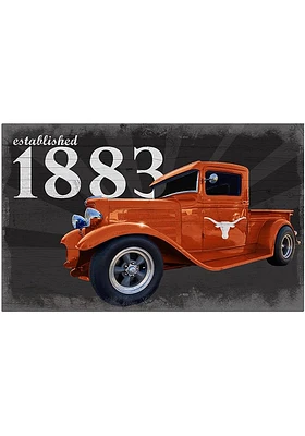 Texas Longhorns Established Truck Sign - Burnt Orange