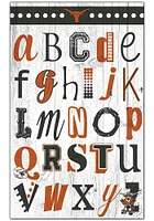Texas Longhorns Alphabet Sign - Burnt Orange