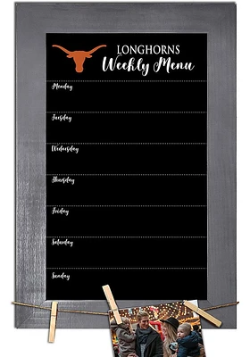Texas Longhorns Weekly Chalkboard Picture Frame - Burnt Orange