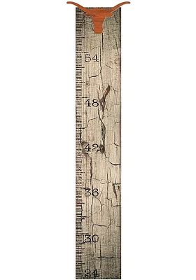 Texas Longhorns Growth Chart Sign - Burnt Orange