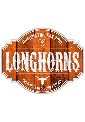 Texas Longhorns 24 Inch Homegating Tavern Sign - Burnt Orange