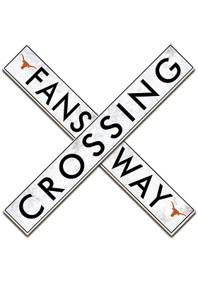 Texas Longhorns 48 Inch Fans Way Crossing Wall Art - Burnt Orange