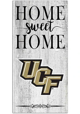 UCF Knights Home Sweet Home Whitewashed Sign - Green
