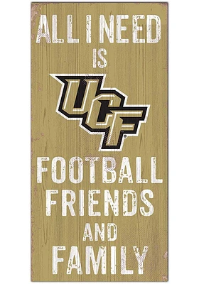 UCF Knights Football Friends and Family Sign - Green