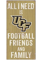UCF Knights Football Friends and Family Sign - Green