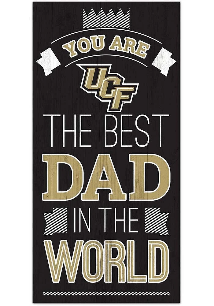 UCF Knights Best Dad in the World Sign - Green