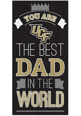 UCF Knights Best Dad in the World Sign - Green