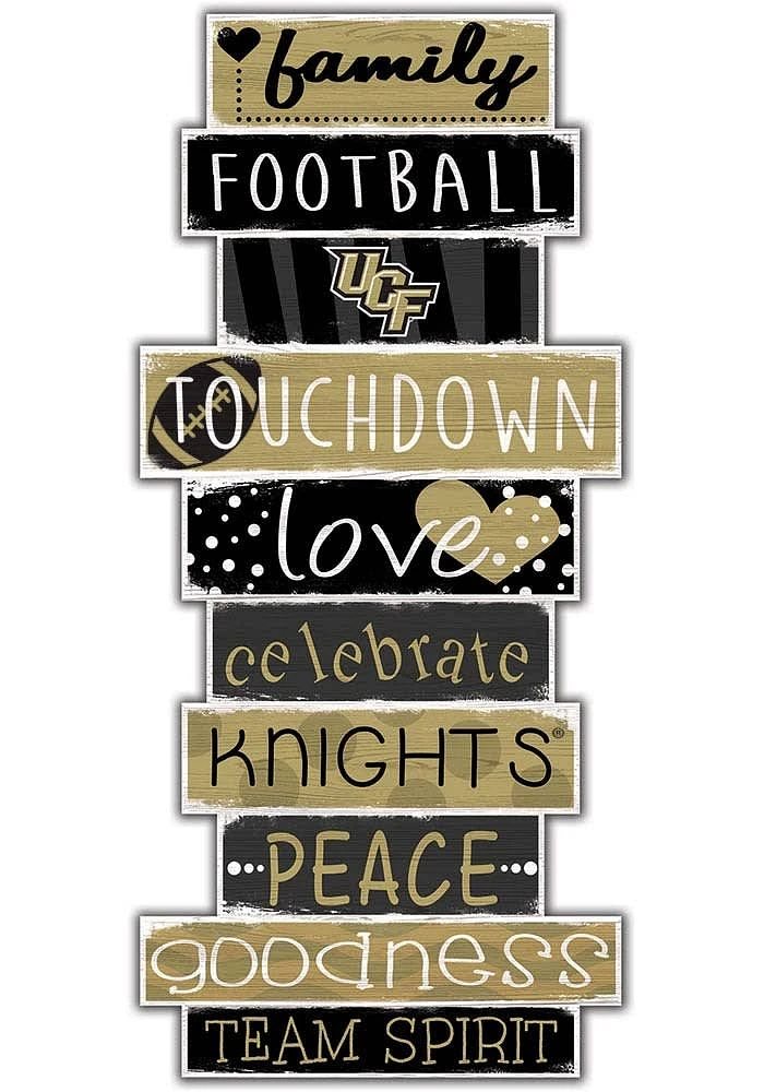 UCF Knights 24in Celebration Stack Sign - Green