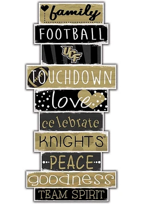UCF Knights 24in Celebration Stack Sign - Green