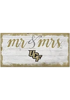 UCF Knights Script Mr and Mrs Sign - Green