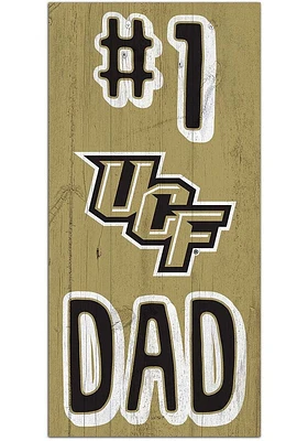 UCF Knights Number One Dad Sign - Green