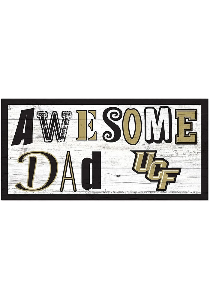 UCF Knights Awesome Dad Sign - Green