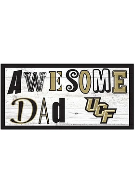 UCF Knights Awesome Dad Sign - Green