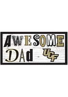 UCF Knights Awesome Dad Sign - Green