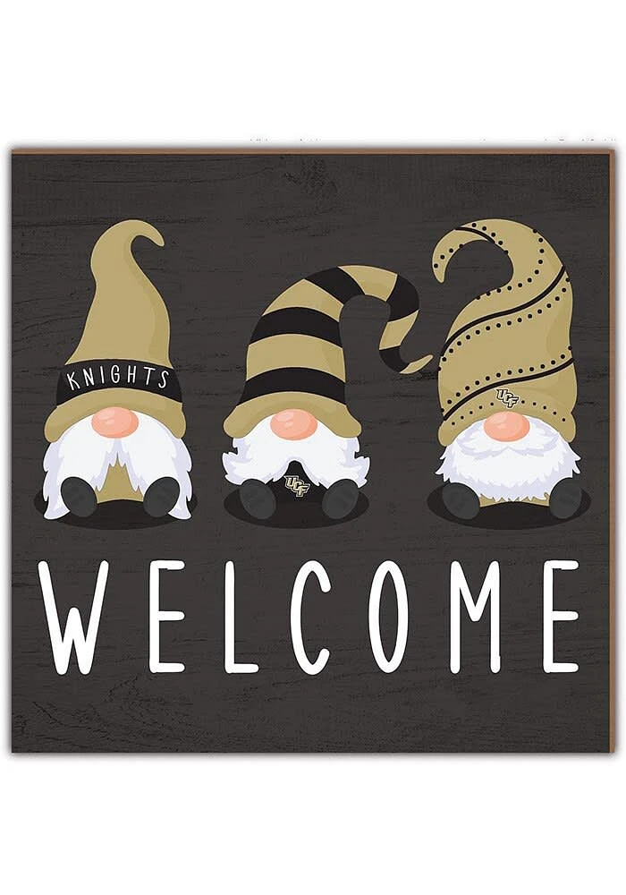 UCF Knights Welcome Gnomes Sign - Green