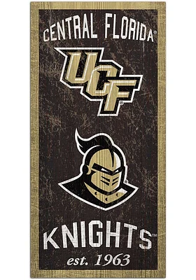 UCF Knights Heritage 6x12 Sign - Green