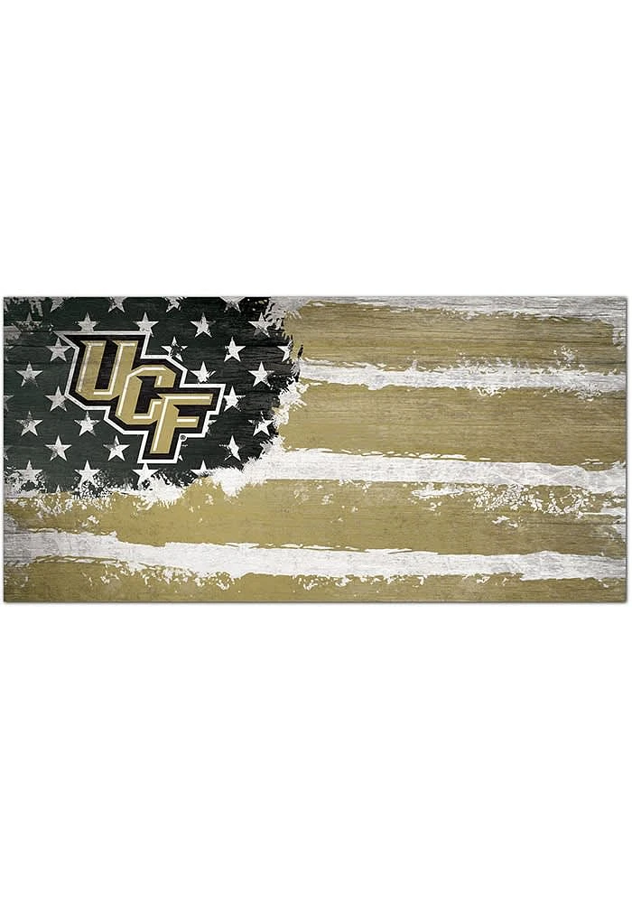 UCF Knights Flag 6x12 Sign - Green