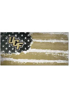 UCF Knights Flag 6x12 Sign - Green