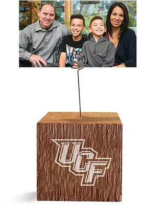 UCF Knights Block Spiral Photo Holder Green Desk Accessory