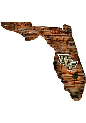 UCF Knights Mini Roadmap State Sign - Green