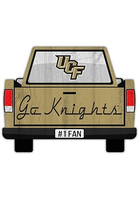 UCF Knights Truck Back Cutout Sign - Green