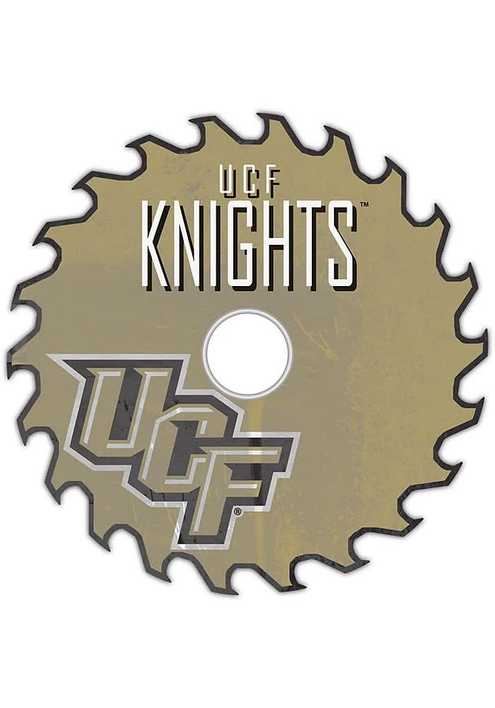 UCF Knights Rust Circular Saw Sign - Green