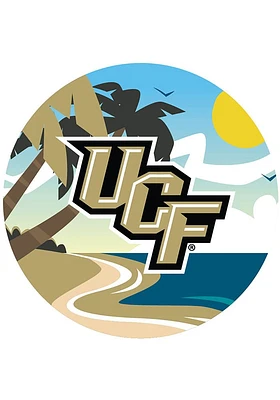 UCF Knights Landscape Circle Sign - Green