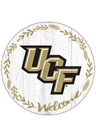 UCF Knights Welcome Circle Sign - Green
