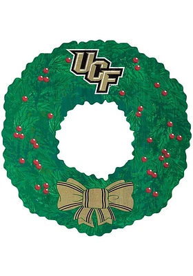 UCF Knights Team Wreath 16 Inch Sign - Green