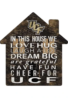 UCF Knights 12 inch House Sign - Green