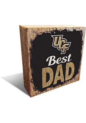 UCF Knights Best Dad Block Sign - Green