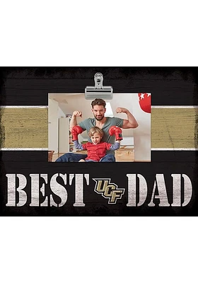 UCF Knights Best Dad Striped Clip Picture Frame - Green
