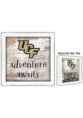 UCF Knights Adventure Awaits Box Sign - Green
