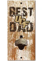 UCF Knights Best Dad Bottle Opener Sign - Green