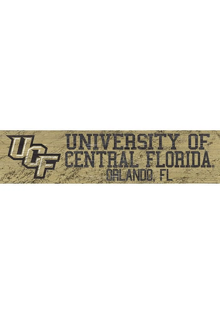 UCF Knights 6x24 Sign - Green