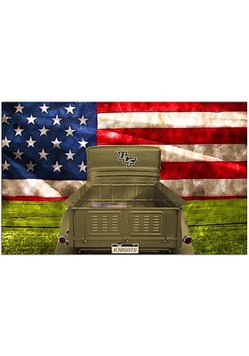 UCF Knights Patriotic Retro Truck Sign - Green