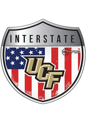 UCF Knights 24in Americana Interstate Sign - Green