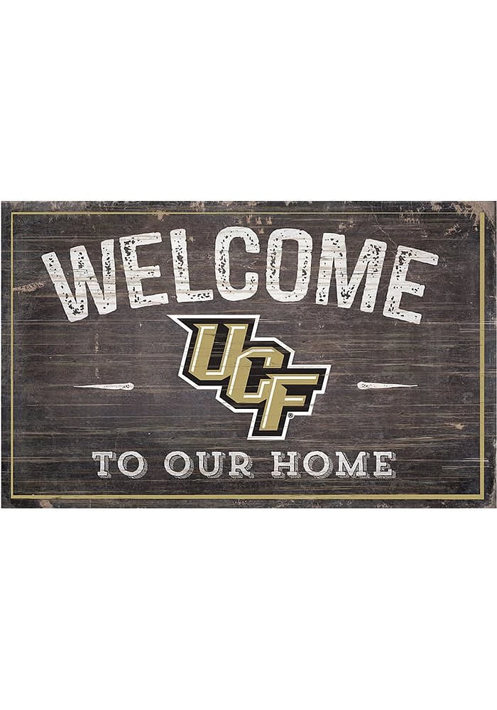 UCF Knights Welcome to our Home Sign - Green