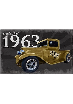 UCF Knights Established Truck Sign - Green