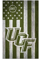 UCF Knights 11x19 OHT Military Flag Sign - Green