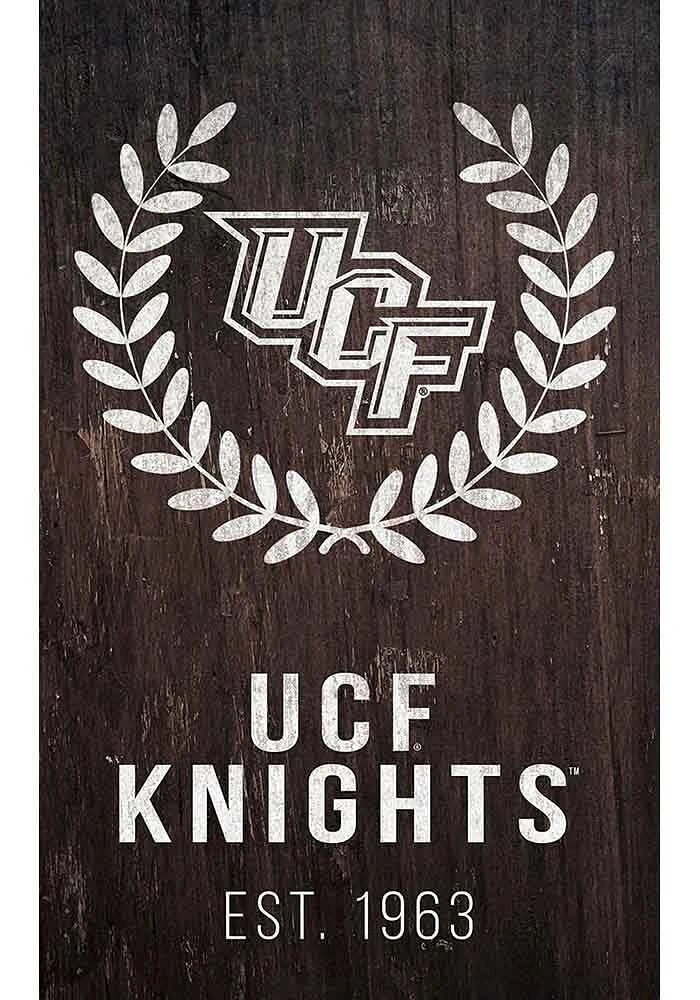 UCF Knights Laurel Wreath Sign - Green